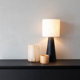 Bami Tischlampe aus Baumwolle