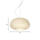 Luminoir – Deckenlampe aus Rippenglas