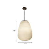 Luminoir – Deckenlampe aus Rippenglas