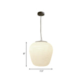Luminoir – Deckenlampe aus Rippenglas