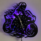 MotorTime - Vinyl Wanduhr