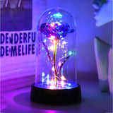 GoldenRose - Dekorative Rosenlampe