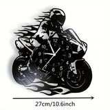 MotorTime - Vinyl Wanduhr