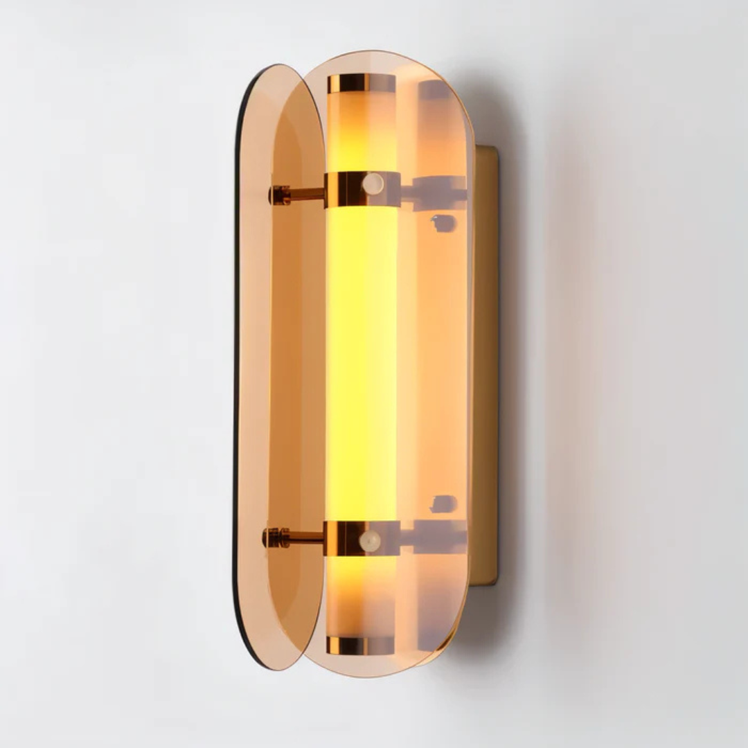 Orvara - Luxuriöse LED-Wandleuchte aus Glas | Stilvolle Wandbeleuchtung