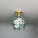 Zyvia - Luxuriöse Glas-Deckenlampe in Blumenform