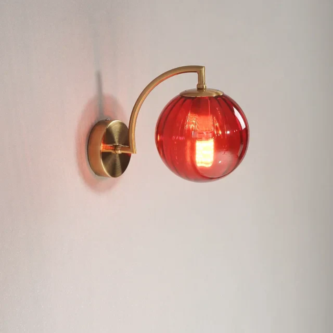 Dreva - LED-Wandleuchte aus Glas für den Innenbereich