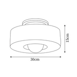 Galini - Moderne runde LED-Deckenlampe