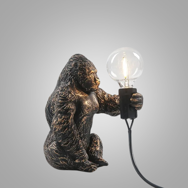 GorillaLux - Gorilla Tischlampe