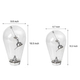 LumiGlow - Glas Tischlampe