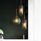 Haloir - Glas Pendelleuchte Esszimmer