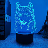 WolfLicht – 3D Nachttischlampe