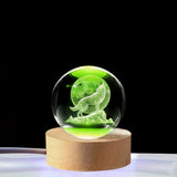 WolfLamp - 3D Glas Nachtlicht