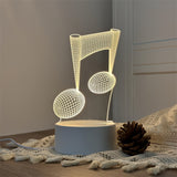 LumiNote - Acryl Musiknoten Lampe