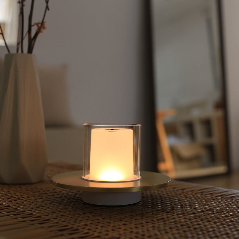 GlowCrest – Kerzenhalter Lampe