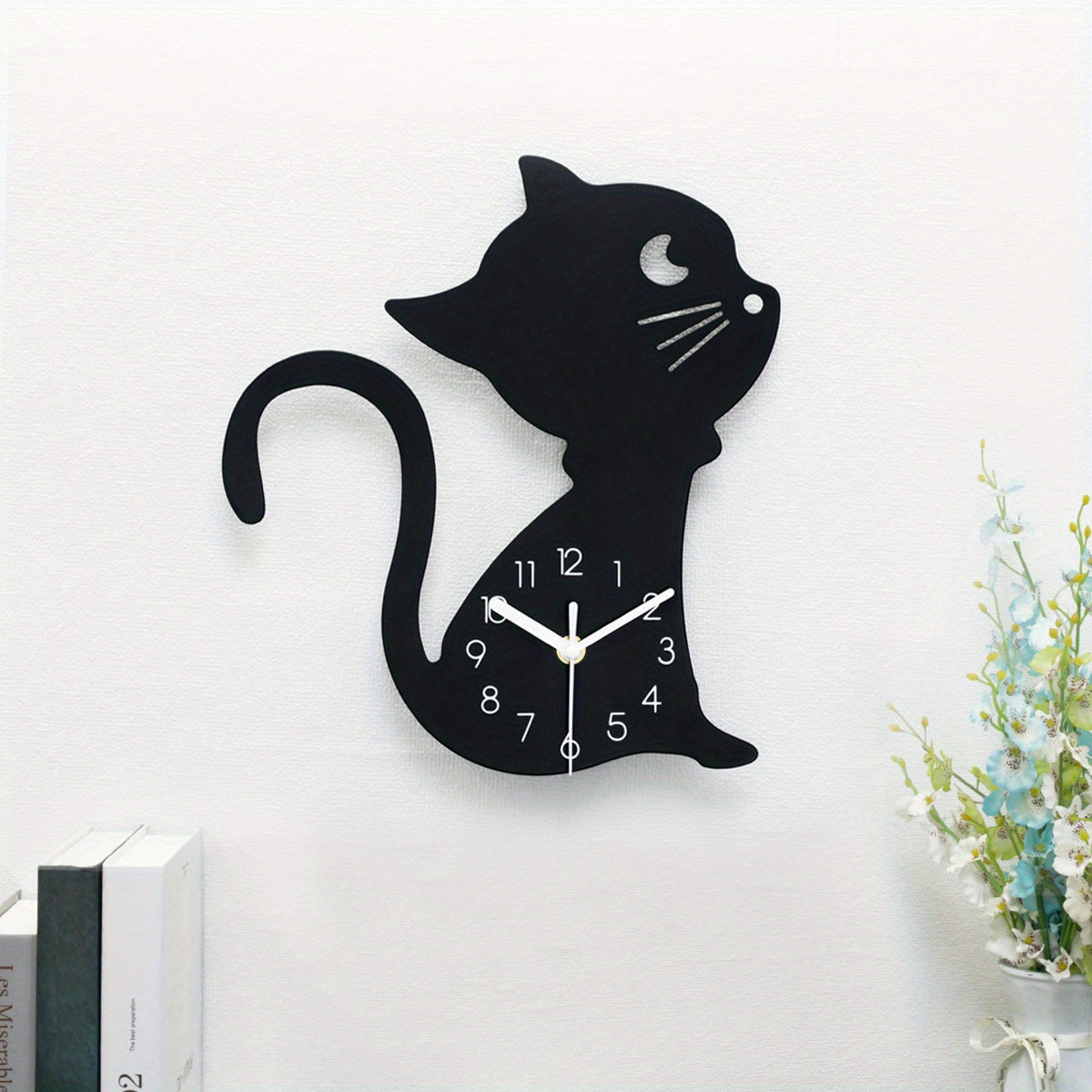 ModernaPaw - Katzen Wanduhr