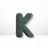 Lettera – Samt Dekokissen mit Alphabet-Buchstaben A bis Z