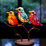 Oryxen - Glasvogel Skulptur