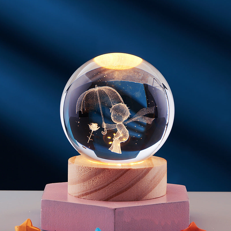 CrystalGlow – 3D Nachtlampe