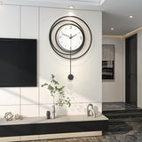 NordicTime – Metall Wanduhr