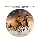 GallopTime - Pferde Wanduhr
