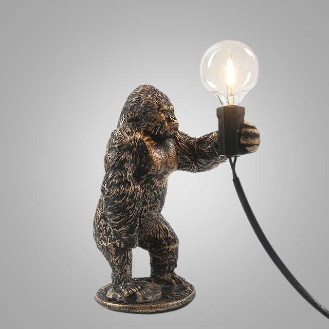 GorillaLux - Gorilla Tischlampe