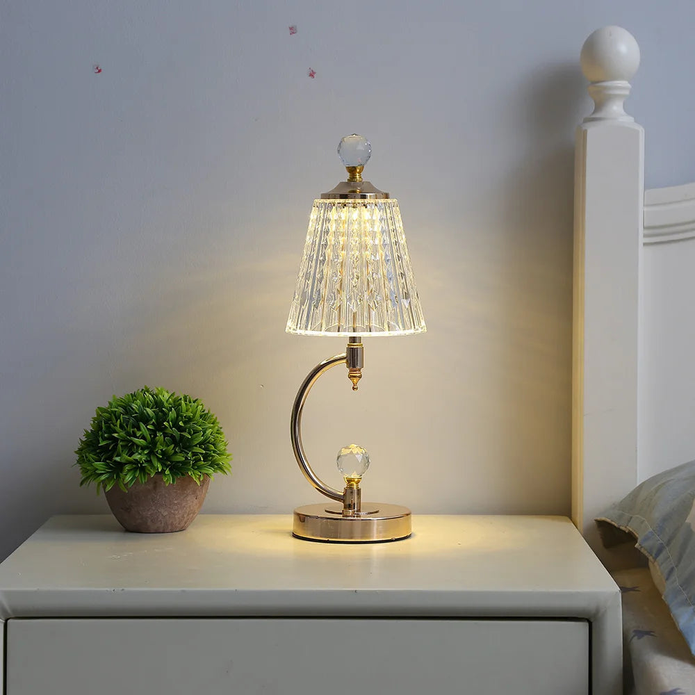 SparkleLume - Vintage Kristalllampe