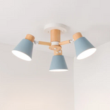 Fivra - LED-Deckenlampe mit Holzrahmen