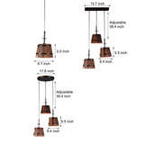 RustikaLights – Holz Eimer Lampe
