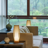 Theia - LED Tischlampe aus Bambus