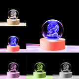 WolfLamp - 3D Glas Nachtlicht