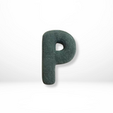 Lettera – Samt Dekokissen mit Alphabet-Buchstaben A bis Z