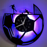 Vinyluhr - Fußball Uhr