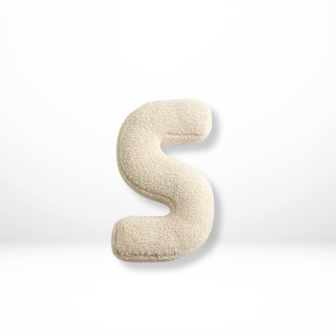 Lettera – Samt Dekokissen mit Alphabet-Buchstaben A bis Z