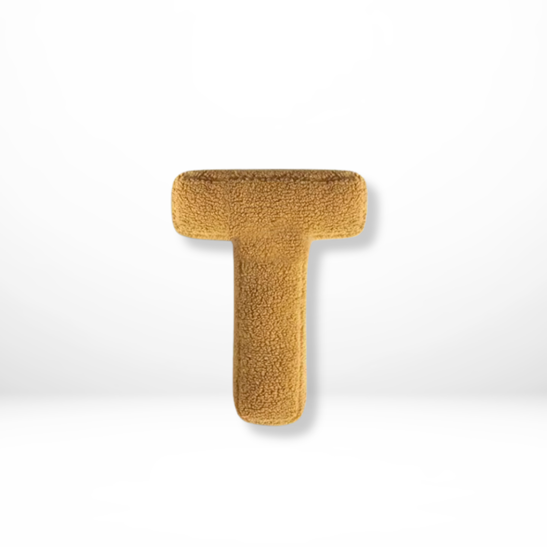 Lettera – Samt Dekokissen mit Alphabet-Buchstaben A bis Z
