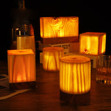 Houthart - Kabellose Tischlampe
