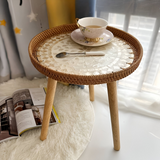 Jorin - Rattan Couchtisch Rund