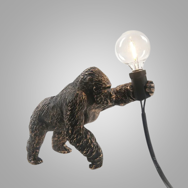 GorillaLux - Gorilla Tischlampe