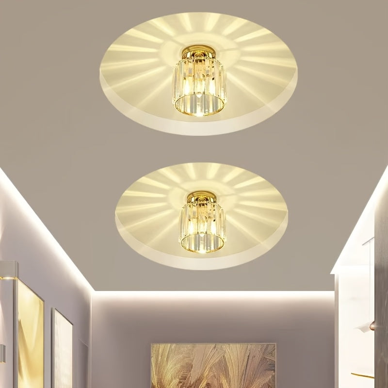 CrystalLuxe – E27 LED Deckenlampe