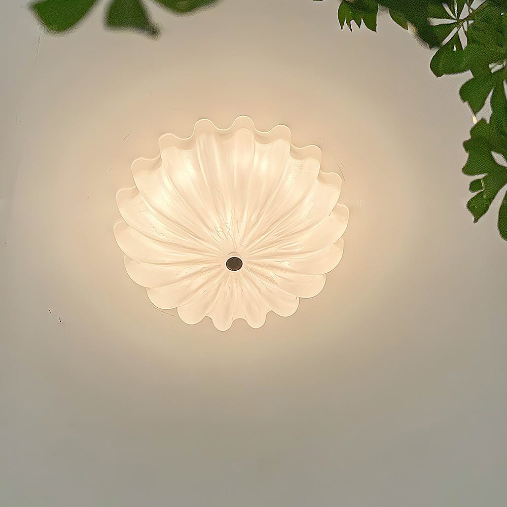 Luminoir – Weiße Glaskronleuchte
