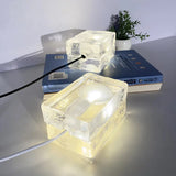 GlowCrystal - Transparente Tischlampe