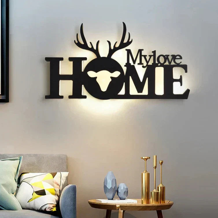 LetterGlow – LED-Wandlampe mit Buchstaben
