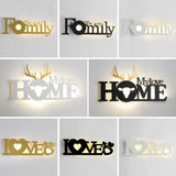 LetterGlow – LED-Wandlampe mit Buchstaben