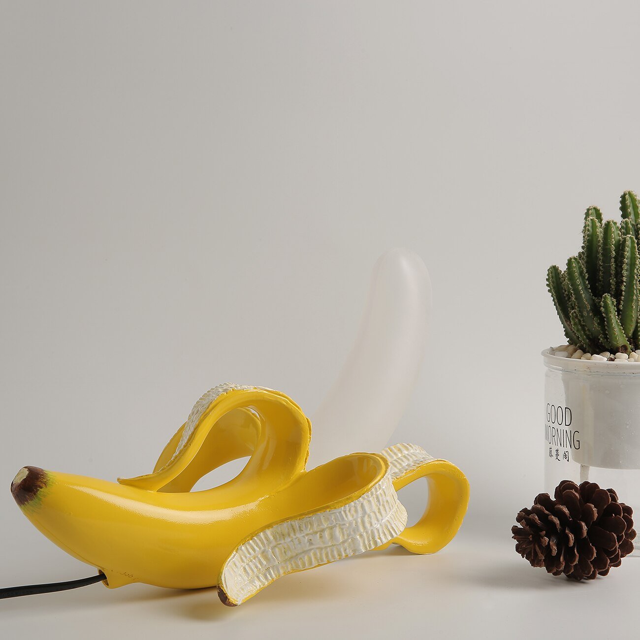 Bananenblatt – Elegante Tischlampe