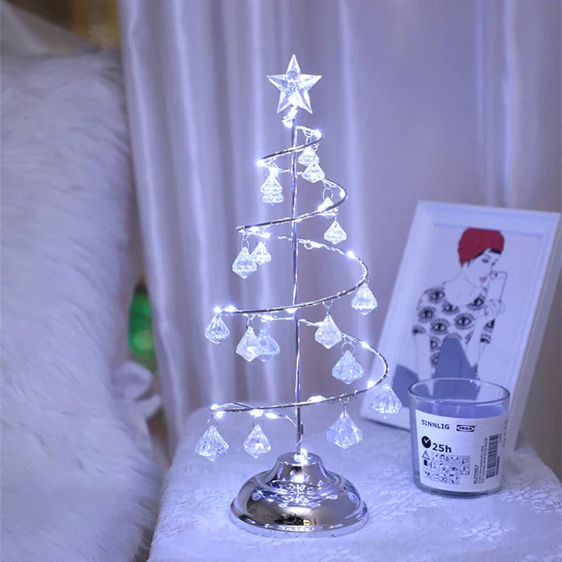 CrystalGlow - Weihnachtsbaum Lampe