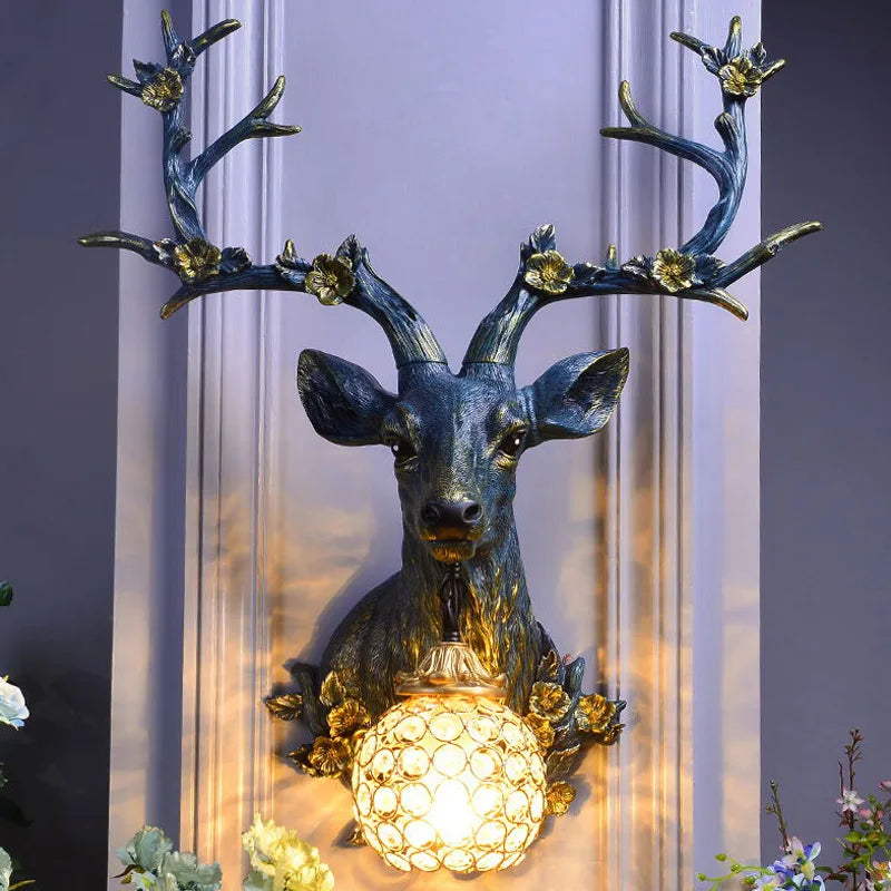 DeerCharm – Rustikale Wandleuchte