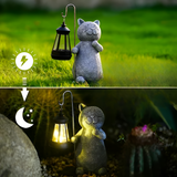 KittyGlow - Solar Katzenlampe