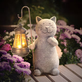 KittyGlow - Solar Katzenlampe