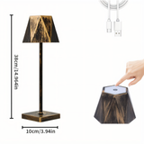 PolyGlow – LED-Tischlampe mit Sechskant-Design