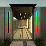 LumoGlow – RGB Außenwandleuchte