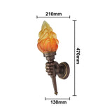 TorchGlow – Industrielle Wandleuchte